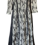 Picadilly Fashion Gothic Witchy Midi Dress Black White Layered Womens Size XS Photo 0