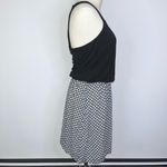 Victoria's Secret VICTORIA’S SECRET Black Floral Knit Racer Tank Fit & Flare Mini Dress Small Photo 5