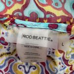 Bleu Rod Beattie Caftan Top Womens‎ Large Multicolor Sheer Boho Swim Cover Up Blue Photo 2