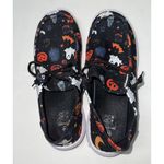 Black Halloween All Over Print Slip On Shoes Sneakers Womens Size US 9.5 Ghosts Photo 3