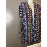 Requirements VINTAGE Jacket Womens Large Multicolor Geometric Print Made USA 90s Photo 1