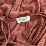 GILI Womens size M Dusty Pink Flowy Dolman Sleeve Romper Tie Waist Scoop Back Size M Photo 94