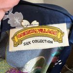 Oriental Village Silk Collection Blue Floral‎ Kimono Robe Silk Loungewear OS Size undefined Photo 2