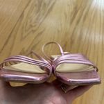 Katy Perry Collections Metallic Pink Strappy Sandals Size 9.5 Photo 3