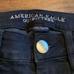 American Eagle  Black Jeans Hi-Rise Jegging Size 6 Skinny Jeans 360 Super Stretch Photo 1