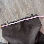 Spanx  chocolate brown faux leather‎ leggings women’s size L Photo 3