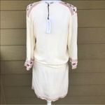 Cupcakes and Cashmere  Sansa Split Neck Embroidered Shirt Dress Size M Photo 2