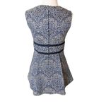 Erdem floral tapestry peplum top sz4 blue Size 4 Photo 1