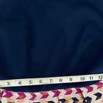 Hutch Anthropologie Blue Fit & Flare Metallic Arrowhead Short Mini Dress Size 8 Photo 6