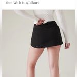 Athleta  Run With It 14" Skort Small‎ Black Photo 1