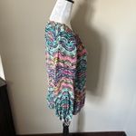 Alice & Trixie  Silk Top Womens Long Sleeve Blouse Colorful Small Photo 4