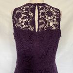 Skies Are Blue  Lace Midi Dress Sz L Purple Dark Fairy CottageCore Boho Feminine Photo 13