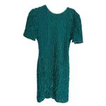 Laurence Kazar Vintage  NYE Silk Sequin Beaded Dress Small Green Occasion Event Photo 1