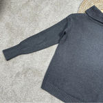 Athleta Breckenridge Turtleneck Knit Sweater Pullover Longsleeve Charcoal Gray S Photo 9