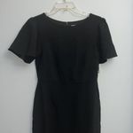 Lark & Ro Women's Fluid Crepe Flutter Short Sleeve Boat Neck Sheath Dress Sz 4 Photo 3