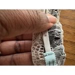 Kimchi Blue Lace Sheer Bolero Top With Black Trim & Tie Closure - Size S Photo 5