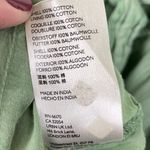 Free People  Easy To Love Cotton Bubble Mini Dress Size Small Sage Green Bohemian Photo 13