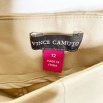 Vince Camuto Side Zip Stretch Cotton Blend Straight Pants in Light Tan Size 12 Photo 6