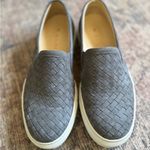 M.Gemi The Cerchio Leather Slip On Woven Sneaker Gray Size 7 Photo 6
