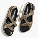 Madewell Shoes Womens Size 5.5 AUBREY Spotted Platform Sandals Strappy Leather Photo 0