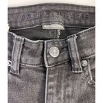 American Eagle Lot of 2 America Eagle Women's Jeans Sz 2 Black Skinny & Ripped Blue Mom Denimn Photo 6