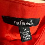 CLEARANCE! Tomato Red Cotton Pants Size 6 EUC Photo 5