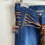 Vintage Y2K 90s Fringe Flare stretch Hippie Boho Western Jeans new nwt 11 12 new Size undefined Photo 89