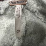 Free People Mohair Wool Blend Open front Cardigan Sweater light Gray XS Photo 2