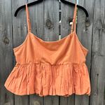 Maeve Ruffled Bubble-Hem Cropped Tank | Size XL Photo 4