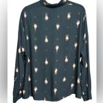 Johnny Was  Scofield Oversized Button Down Blouse S 29” p2p Black $225 NWT Photo 5