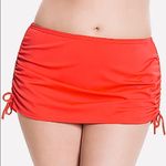 Cacique Swim-by  burnt orange ruched swim skort 22 Photo 0