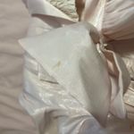 Selkie DaVinci Puff pink and white bow dress Size M Photo 6