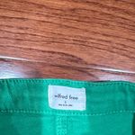 Wilfred Aritizia  Free Kelly Green Denim Skirt NWOT 0 Photo 1