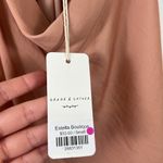 Grade & Gather  Cowl Neck Silky Top in Rose Size Small Photo 8