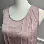 Lunya Washable Silk Sleeveless Tulip Racerback Tank Top Light Pink Medium M Photo 4