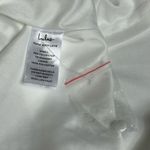 Lulus  Arienne Classic White Off-the-Shoulder Button Detail Mermaid Maxi Dress L Photo 9