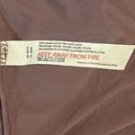 Free People NWOT  Intimately Brown Asymmetrical High Neck Tank Top Sz L Photo 4