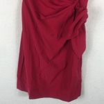 Diane Von Furstenberg  New Della Mini Dress Size 10 Wrapped Drape Tie Pink Barbie Photo 10