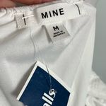 Mine • NWT Tiered Pastel Yellow White Green Blue Dress Photo 5