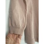 J Crew Womens XS Pink Merino Wool A Line Sweater Embroidery Clean Girl Grandma Photo 1