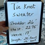 Forever 21 Sweater Marigold Stripe Cardigan Tie Knot Lightweight Womens Oversize Small Photo 13