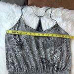 prAna  WASHED BLACK FRONDS AYLA BUILT IN BRA V-NECK SPAGHETTI STRAP DRESS Size Me Photo 7