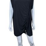 ZARA  Basic Front String Ruched Tunic Dress Top Photo 0