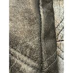 Vintage 90s Black Leather Car Coat Size M Photo 9