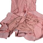 Cynthia & Sahar Shirred Shoulder Stretch Satin Mermaid Dress L CS100 NWT Pink Size L Photo 3