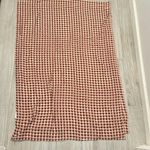 Anthropologie Heart Print Scarf in Red and Cream Photo 2