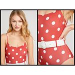 Solid & Striped 💕💕 Nina Belted Polka Dot Swimsuit Photo 7