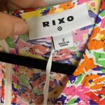 Rixo x target puff sleeves floral spring midi dress size 2 Red Photo 5