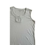 Allison Daley  White Tank Top P/M Photo 3