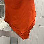 Girlfriend Collective (NWT) Oasis One Shoulder One Piece, Koi (Orange), Size XS Photo 4